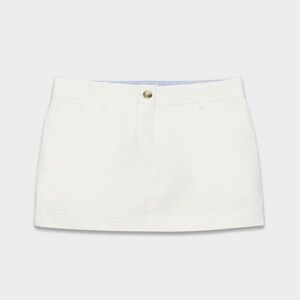 Aritzia White Mini Skirt